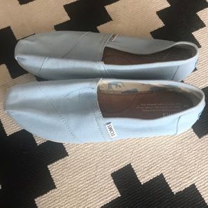 Toms Baby Blue Slides